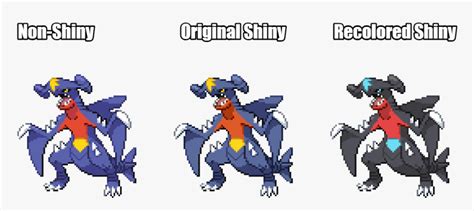 shiny garchomp vs normal